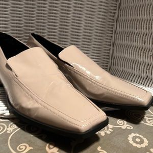 ZARA square toe loafer